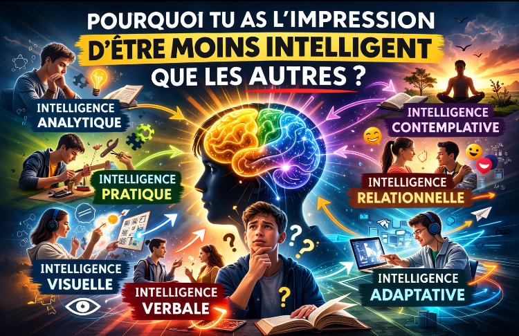 Pourquoi tu as l’impression d’être moins intelligent que les autres (et pourquoi c’est&nbsp;faux)